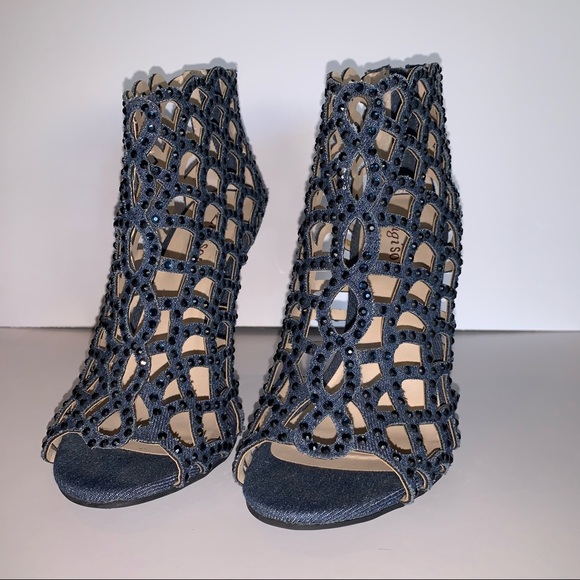 Zigisoho open toe heeled sandals size 7 - Picture 1 of 7